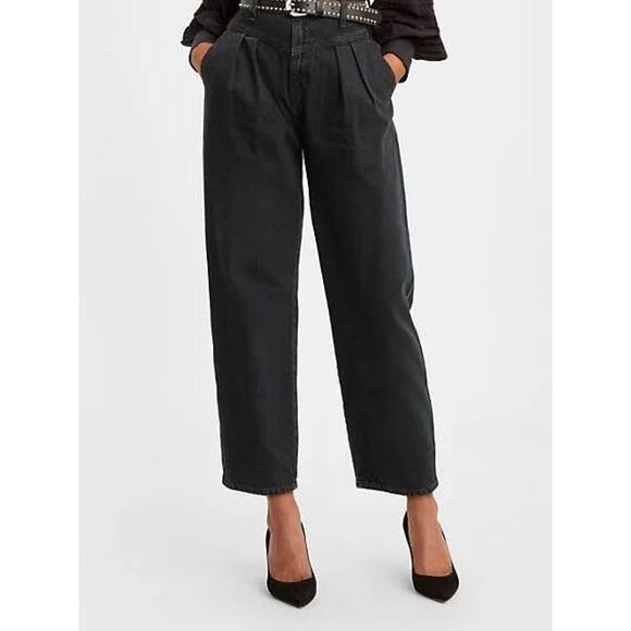 Levi’s 80’s Balloon Black Jeans NWT Women’s Size 25 - Picture 2 of 11